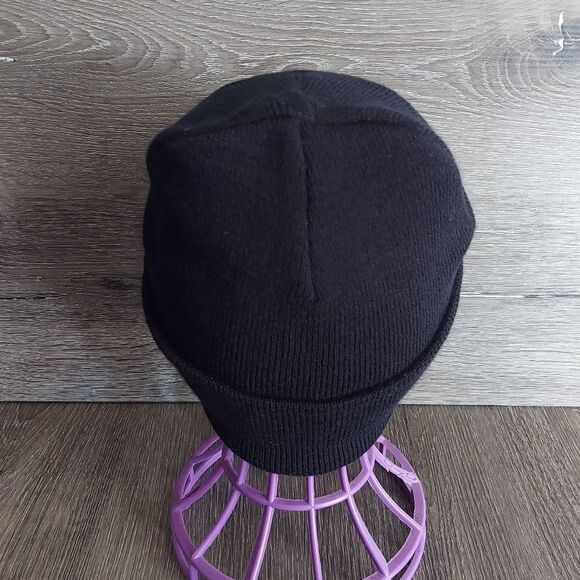 Carhartt Black Knit Hat with Logo - Picture 2 of 3